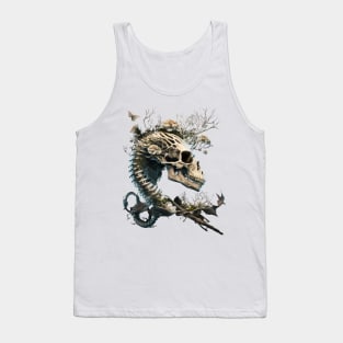 Dinosaur Skull Tank Top